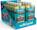 Solid Gold Turkey Bone Broth for Dogs - Limited Ingredient Bone Broth Dog Food Toppers for Picky Eaters with Collagen & Superfoods - Dog Gravy Topper for Dry Food - Gut Health & Hydration - 12 Pack