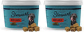 Stewart 100% Beef Liver Dog Treats,2 oz Tub,~45 Pieces,Freeze Dried Raw,Ingredient,50% Protein Training Treats or Meal Topper,Grain Free,Gluten Free,(Pack of 2)
