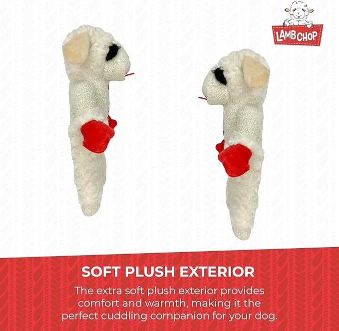Multipet Standing Lamb Chop 13" Dog Toy
