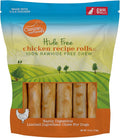 Canine Naturals Chicken Recipe Chew - Rawhide Free Dog Treats - Made from USA Raised Chicken - All-Natural and Easily Digestible - Mini (6 Count) for Dogs Under 20 lb