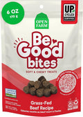 Open Farm, Be Good Bites, Soft Dog Training Treats, Small & Chewy, Made with Ethically & Sustainably Sourced Ingredients, Non-GMO Fruits & Grains, Grass-Fed Beef Recipe, 6oz Pouch
