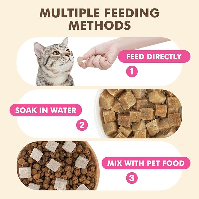 Freeze Dried Dog & Cat Treats – Single Ingredient Duck Breast, High Protein Training Treats & Food Topper, 3.5 oz