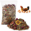 20 oz Chicken Nesting Herbs, 3 Pack Natural Dried Flower Blend for Chicken Coop Bedding, Nest Box Herbs for Egg Laying, Freshening Coop Odor, Hamster Guinea Pig Bunny