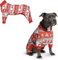 Spark Paws Dog Christmas Pajama, Dog Recovery Suit Male, Onesie, Ultra-Soft and 4-Way Stretch, for Small Medium and Large Breeds - Winter Wonderland - 3XL