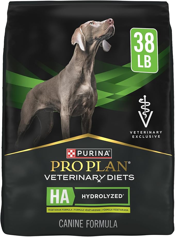 Pro Plan Veterinary Diets Purina HA Hydrolyzed Protein Dog Food Dry Vegetarian Formula - 38 lb. Bag