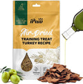 iPaw Air-Dried Turkey Dog Treats, Extra Virgin Olive Oil Added, Made with Turkey Meat, Chicken Heart and Duck Liver, High Protein, Soft Treats for All Age Dogs, Freeze-Dried Alternative (3.5oz/Pack)