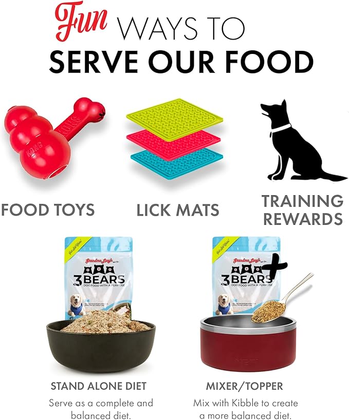 3 Bears Fish Dog Food - 3lb