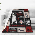 Boston Terrier Blanket Boston Terrier Gifts Throw Blankets Fleece Flannel Blanket Plush Lightweight Blanket Dog Stuff Gift for Couch Sofa Bed for Women Girls 80"X60"
