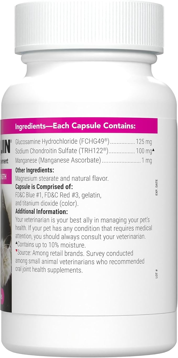 Nutramax Cosequin Joint Health Supplement for Cats - with Glucosamine and Chondroitin, 30 Capsules (Pack of 2)