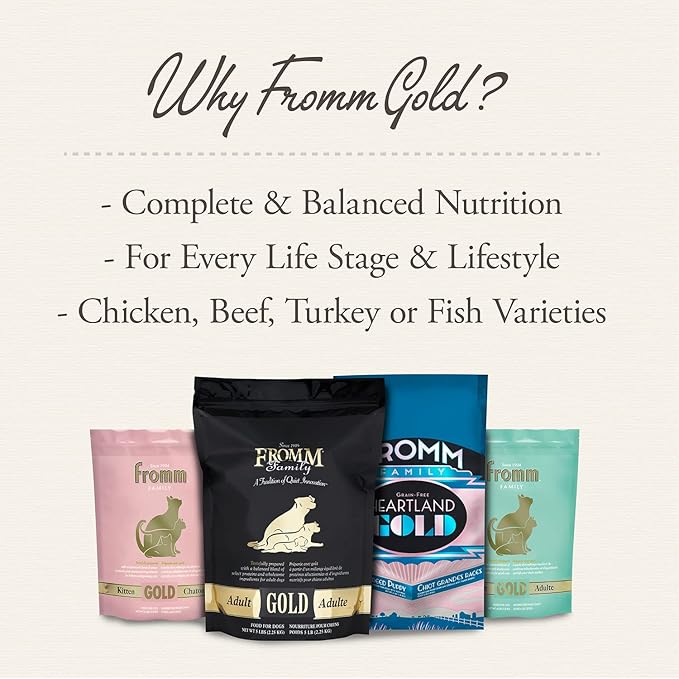 Fromm Small Breed Adult Gold Premium Dry Dog Food - Dry Adult Dog Food for Small Breeds - Chicken Recipe - 5 lb
