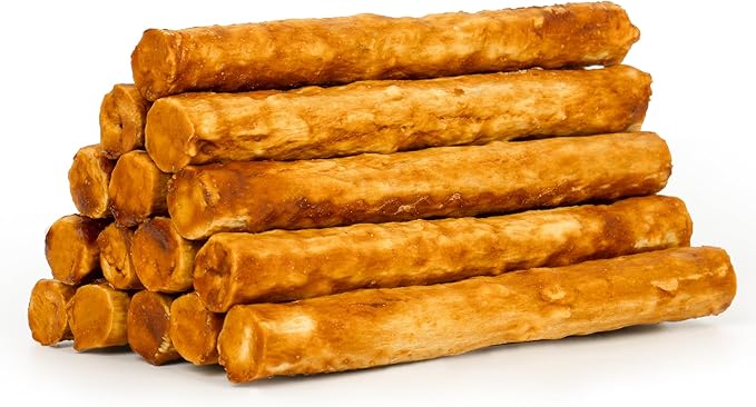 MON2SUN Chicken Collagen Sticks for Dogs, 5 Inch Teeth Cleaning Collagen Chews for Medium Dogs (Chicken Flavored), Healthy Snacks, 10.58oz (15 Count-Pack of 1)