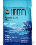 BIXBI Liberty Ancient Grains Dry Dog Food, Game Bird Feast Recipe – Fresh Meat, High Protein, Wholesome Grains – USA Made, 4 lbs