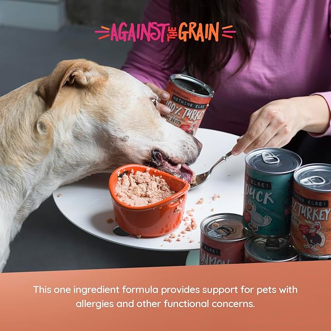 Evanger's Against The Grain Nothing Else! 100% Beef Dog Food – 12 Count, 11 oz Each – Single-Ingredient Meatball Texture in Natural Broth – Wet Dog Food – Grain & Gluten Free