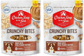 Chicken Soup for the Soul Pet Food - Crunchy Bites Dog Treats- Chicken, Peanut ButterSoy Free, Corn Free, Wheat Free | Dry Dog Food Made with Real Ingredients No Artificial Flavors or Preservatives