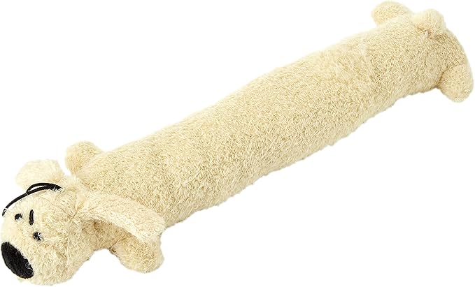 Multipet Original Loofa Dog Plush Toy - Squeaky Toy for All Dogs - Extra Soft Plush - Stuffed Animal Dog Toys for Playing - Cute Dog Pet Toy (1 Count, 12”, Random Color Surprise)