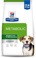 Hill's Prescription Diet Metabolic Weight Management Dry Dog Food, Lamb Meal & Rice, 17.6 lb. Bag