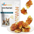 Chicken Wrapped Apple Dog Treats - Limited Ingredient Soft & Chewy Snacks, Natural Training Rewards with Real Chicken & Apple for All Dog Sizes 1lb/454g