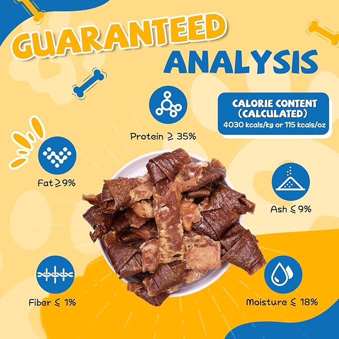 gazeupon Dog Treats, Made with Real Chicken and Beef Meat, Healthy Dog Chew w/Glucosamine Chondroitin, High Protein, Rawhide Free