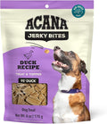 ACANA Jerky Bites Dog Treats Duck Recipe, 6oz Bag