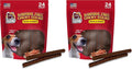 Country Kitchen Rawhide Free Chewy Stick Dog Treats, Bacon Flavor, 24 Count (Pack of 2)
