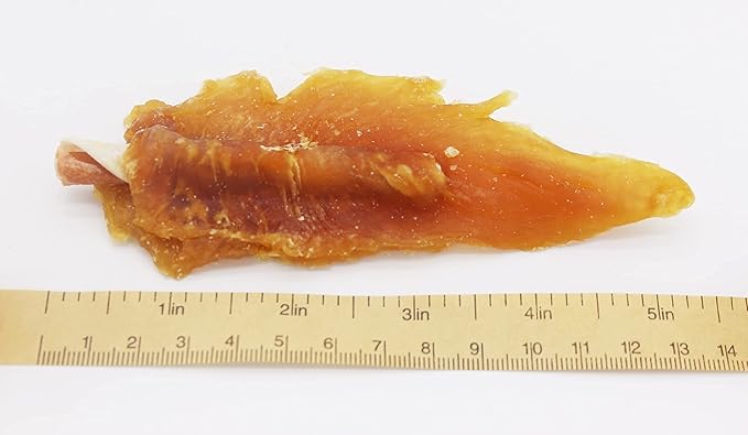 Chicken Jerky with Twist Rawhide Sticks for Dogs, 8 oz - High Protein Real Chicken Breast Dog Chews - Long Lasting Dental Care Treats for Puppies, Small and Medium Breeds, 4-4.5 Inch