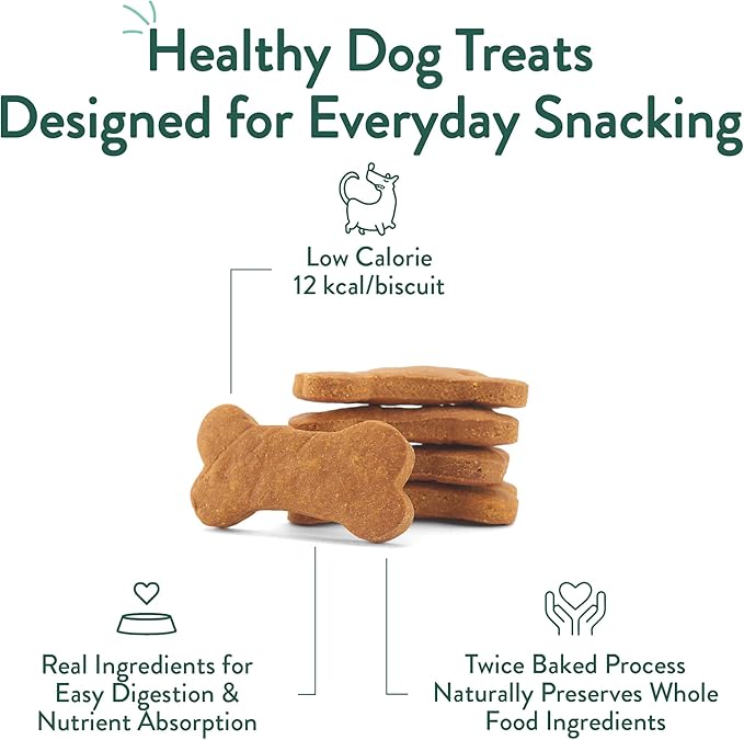 Portland Pet Food Company Natural Dog Treats Variety Pumpkin Gingerbread & Bacon Dog Biscuits - Grain-Free, Human-Grade Healthy Training & Snacks - Puppy, Small, Large Breed - Made in the USA - 3 Pack