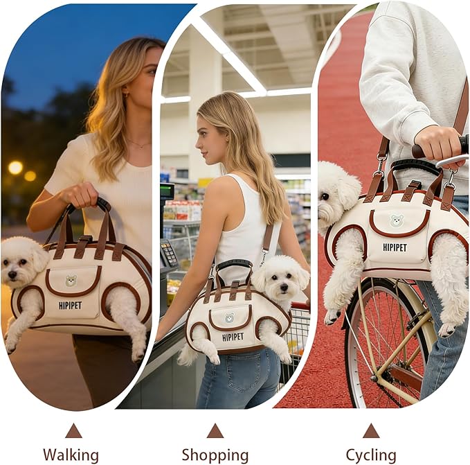 DZ Duozhan Dog Lift Harness for Small Dogs, Full Body Support Sling with Adjustable Handle for Senior Injured Disabled Pets, Hands-Free Shoulder Pet Carrier (Black, Small)