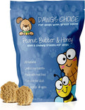 DAWG'S CHOICE Soft & Chewy Dog Treats, Peanut Butter & Honey Snacks for Dogs, Dog Treats Made in USA, Human Grade, All-Natural Ingredients, High Value Training Treats, for Small, Medium & Large Dogs