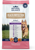Natural Balance Health Protection Large Breed Dry Dog Food – Whole Body Health, Easy on Digestion Dog Food Made with Salmon, Brown Rice & Pumpkin for Dogs - 26lbs