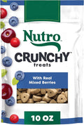 Nutro Crunchy Dog Treats with Real Mixed Berries, Training Treats for Dogs, 10 oz. Bag