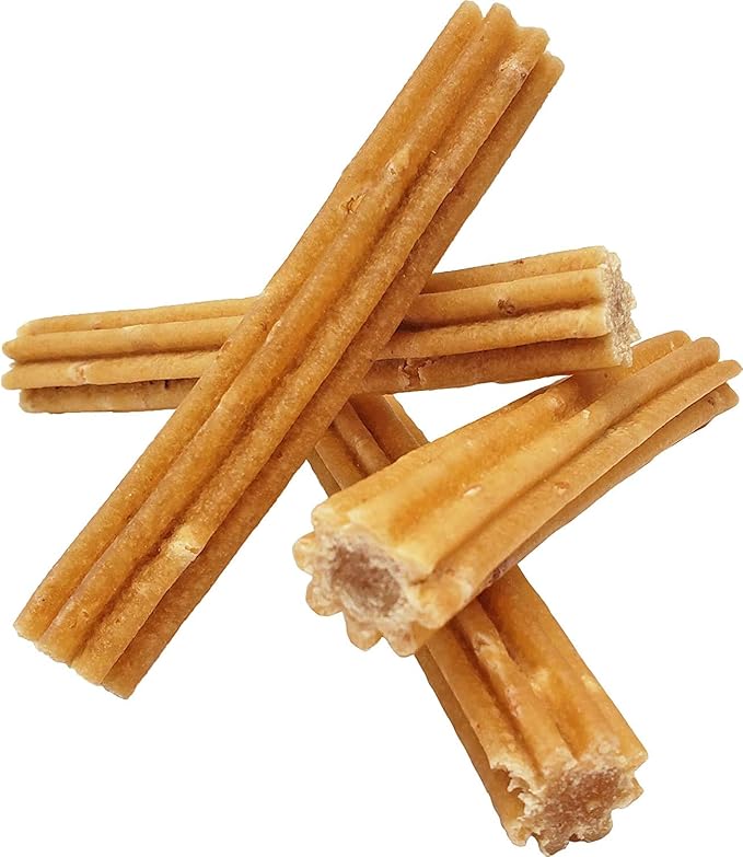 3 Pack of Peanut Butter Yaky Churros Soft Chews, 4 Ounces Each, for Dogs, No Lactose or Grains