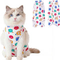 Cat Recovery Suit Cat Onesie for Cats After Surgery, Breathable Cats Surgery Recovery Suit for Female Spay & Abdominal Wounds, Kitten Surgical Onesie Body Suit Anti Licking Cone Alternative