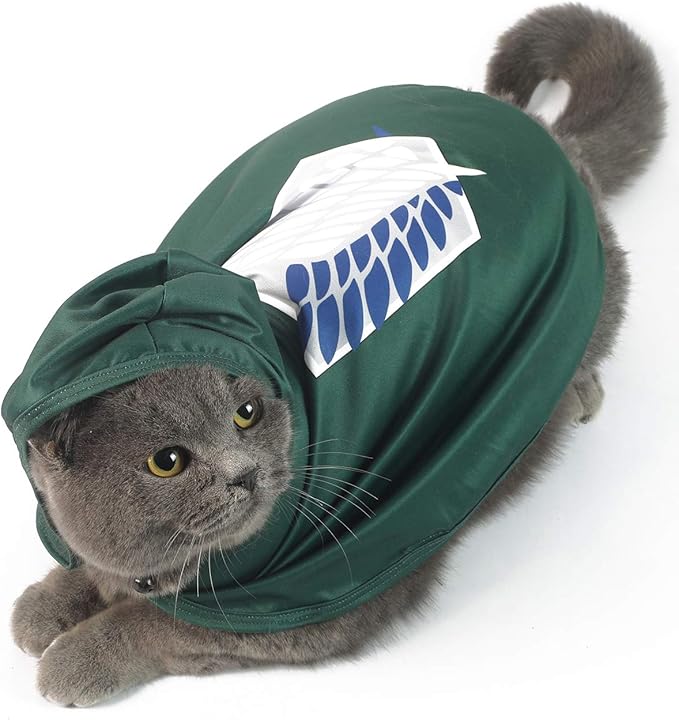 Cat Halloween Costume Funny Puppy Clothing Kitten Cosplay Pet Clothes Small Dog Outfits (Large)