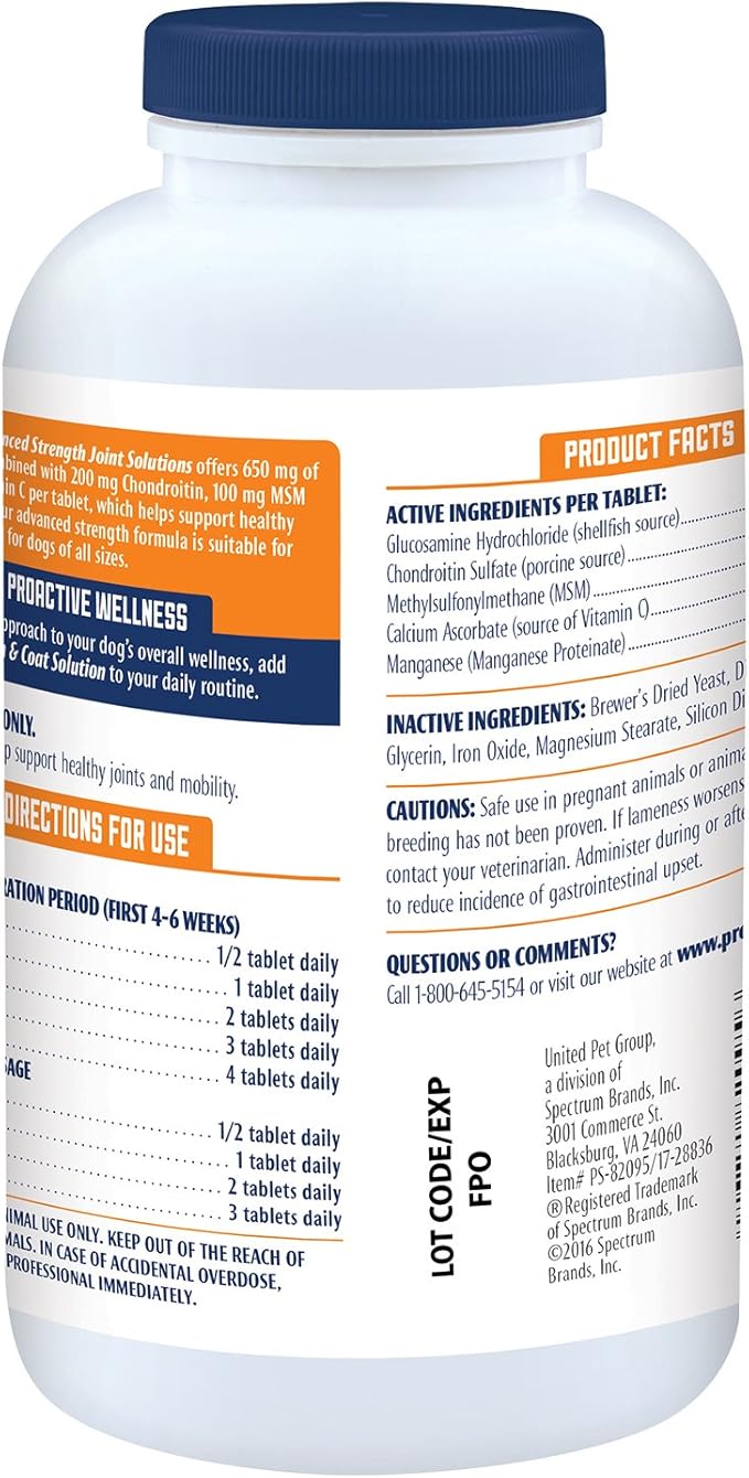 ProSense Advanced Strength for Dogs Glucosamine Chew Tablets 120 ct (Pack of 2)