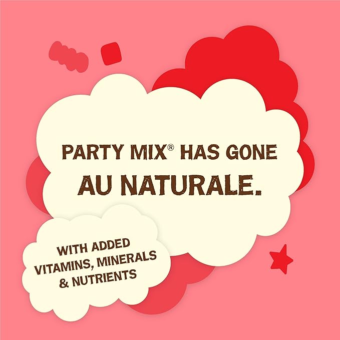 Purina Friskies Natural Cat Treats Party Mix Natural Yums With Real Salmon and Added Vitamins, Minerals and Nutrients - 20 Oz. Canister