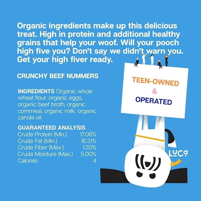 Organic Healthy Dog Treats Variety Pack - Chicken, Beef, & Pumpkin Flavor - High Protein, Grain-Inclusive,Human-Grade, All Natural Delicious & Healthy Snack for Dogs
