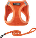 Voyager Step-in Pet Harness - All Weather Mesh, Adjustable Step in Harness for Cats and Dogs by Best Pet Supplies - 307S Orange, M