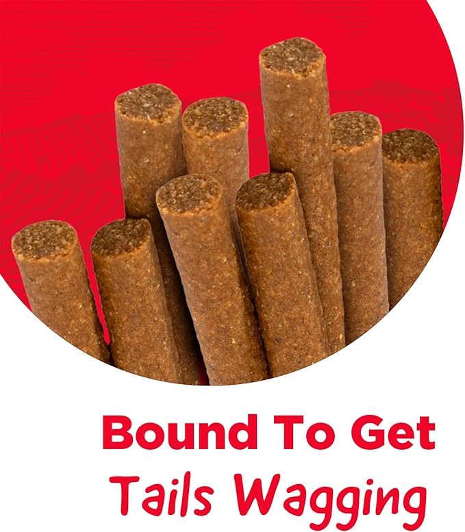 Country Kitchen Beef Meaty Sticks Soft Chew Dog Treats, Great Tasting, Made with Real Beef, 25 oz