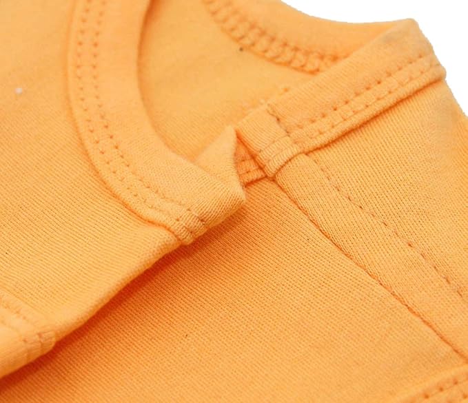 Pet Clothes Small Dog Clothing Blank Color Sport Dress T-Shirts Tee Dresses Tanks Top for Small Size Female Dogs Summer Spring Pet Costumes 100% Cotton (XL, Orange)