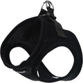 Bark Appeal Black Step-in Dog Harness for XS to Small Sized Pets – Updated Sizing, Re-Measuring is Essential – Soft Vest Harness – Anti-Choke with Adjustable Strap & Heavy Duty Clip – S