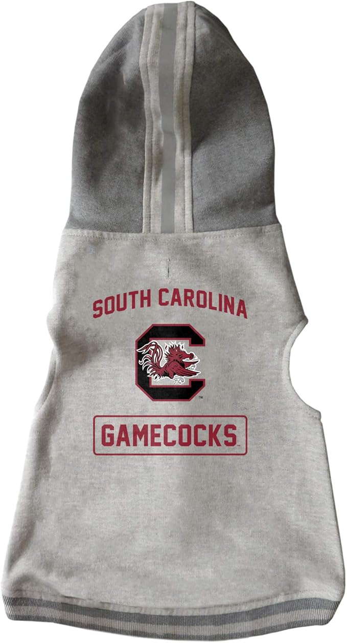 Littlearth NCAA Unisex NCAA Pet Hooded Crewneck with Team Logo and Name
