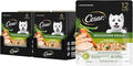 Cesar Wholesome Meals Wet Dog Food Chicken, Carrots, Barley & Green Beans Recipe, Wet Food for Dogs, 17.6 oz Pouch, 12 Count