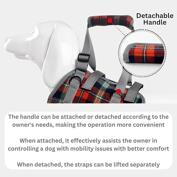 Dog Front/Hind Legs Lift Sling, Mobility Aid Assistance Hip/Joint Support Recovery for Senior Disabled Injured Dog Harness (Blue frontleg,ExtraLarge)