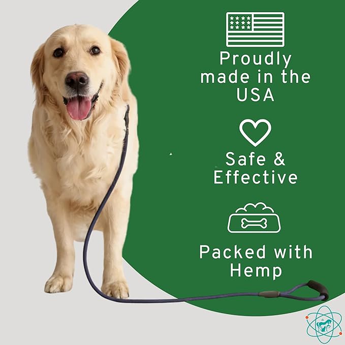 Approx 120 Hemp Chews for Dogs - Dog Hip and Joint Supplement - Pain Relief for Dogs - Senior Old Dog Vitamins and Supplements - Hemp Calming Treats for Dogs
