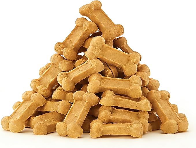 Jungle Calling 48 Ct. Senior Dog Soft Treats, Easy to Chew Chicken-Flavored Biscuits for Training, Natural Digestive Support & Plant-Based Protein, Grain Free Meaty Rewards