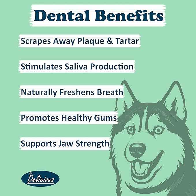 Mr. Delicious Bully Sticks for Dogs (10 Count, 6 Inch Extra Thin), Consistent Thickness, All Natural, Grass Fed, Rawhide-Free, Single Ingredient, Long Lasting Dog Chews