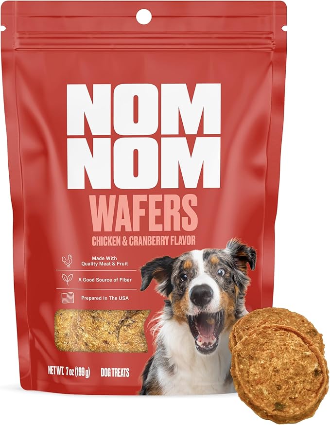 Chicken & Cranberry Flavored Treats - Dog Snacks for Training, Rewards, and Mealtime Toppers - No Artificial Flavors or Colors - Prepared in The USA for Dogs 7oz