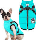 PETCARE Winter Dog Coat with Harness Built in Waterproof Dog Jackets Warm Pet Fleece Vest Windproof Snow Jacket Snowsuit Reflective Dogs Cold Weather Coats for Puppy Small Medium Large Dogs Cats