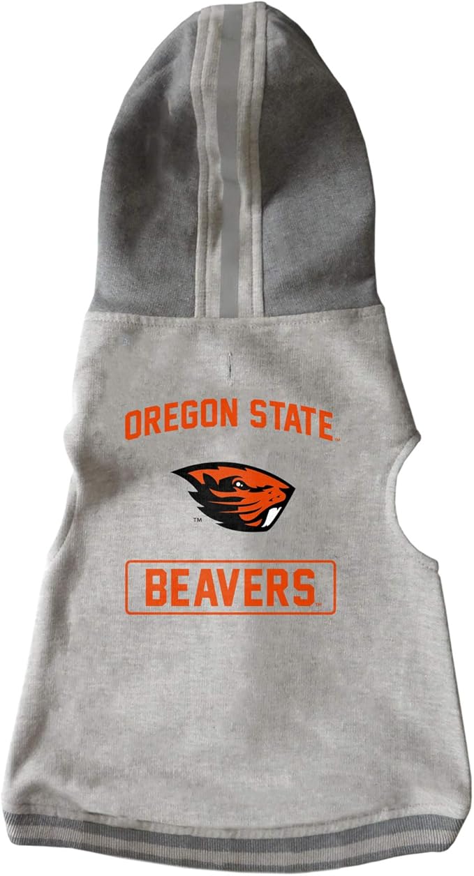 Littlearth NCAA Unisex NCAA Pet Hooded Crewneck with Team Logo and Name