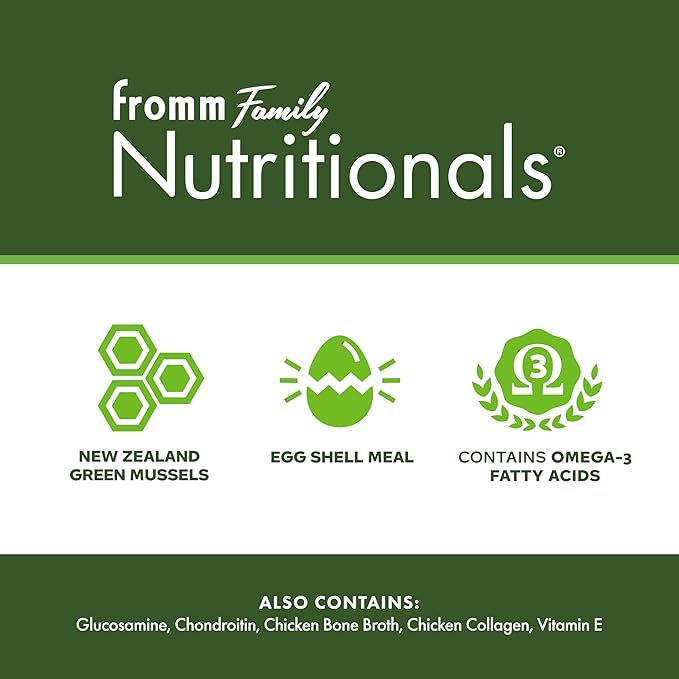 Fromm Family Nutritionals Functional Dog Treat Variety Pack - Premium Dog Treats to Support Digestion, Mobility, & Immunity - Pack of (3) 6 oz Bags